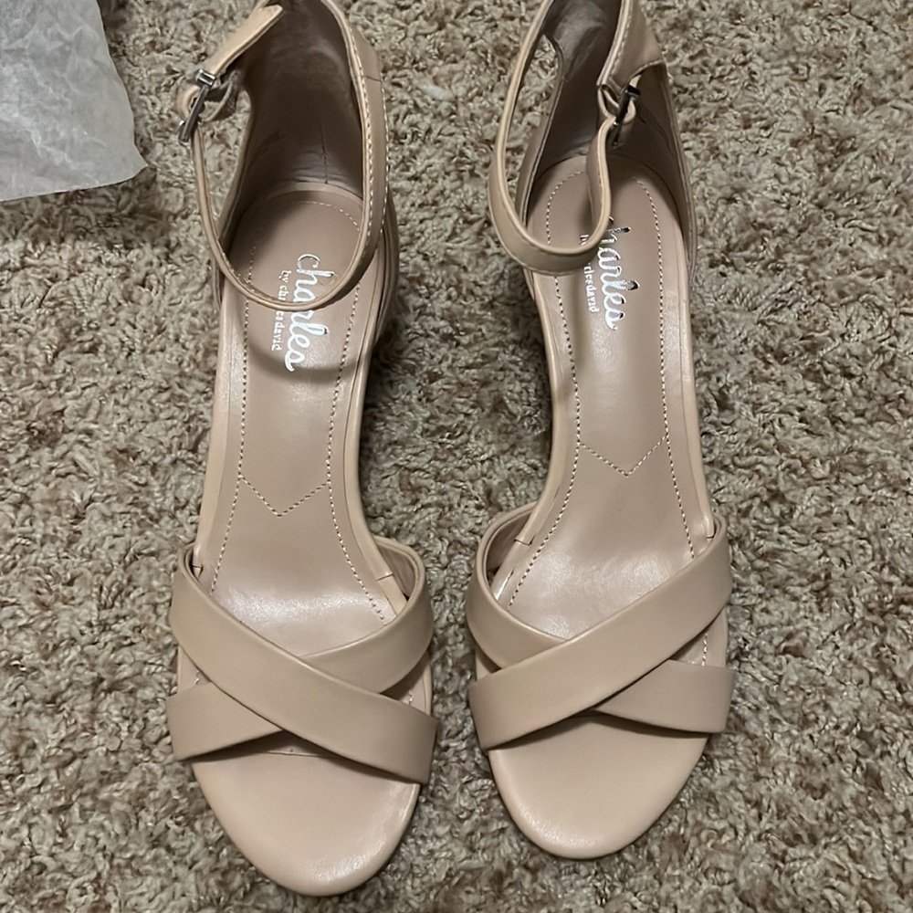Charles by Charles David Griffin wedge sandals size 7 1/2